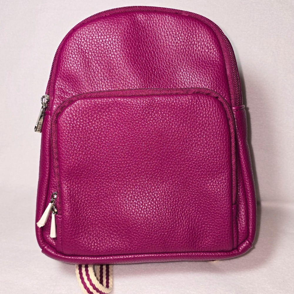 Thirty-One Mini Backpack - Magenta, adjustable straps
